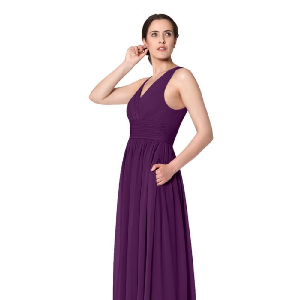 Azazie Grape Natasha Size 2